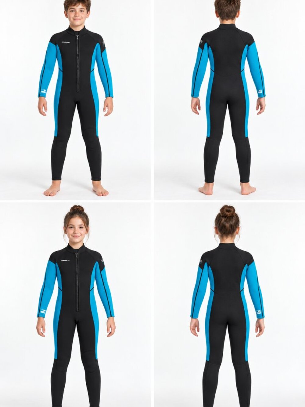 JSNORKLET Kids 3mm Neoprene Full Wetsuit Size 12